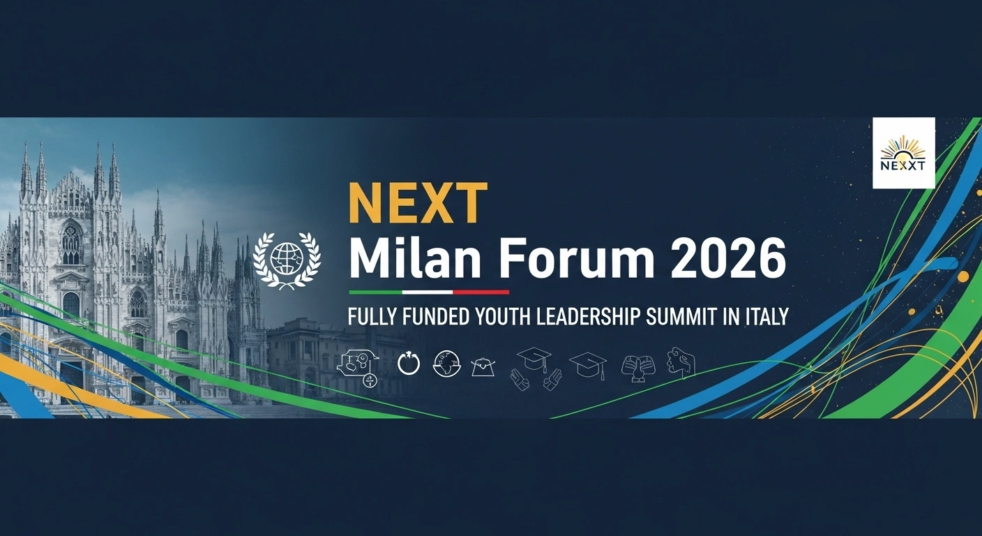 NEXT Milan Forum 2026 – Fully Funded Youth Leadership Summit in Italy