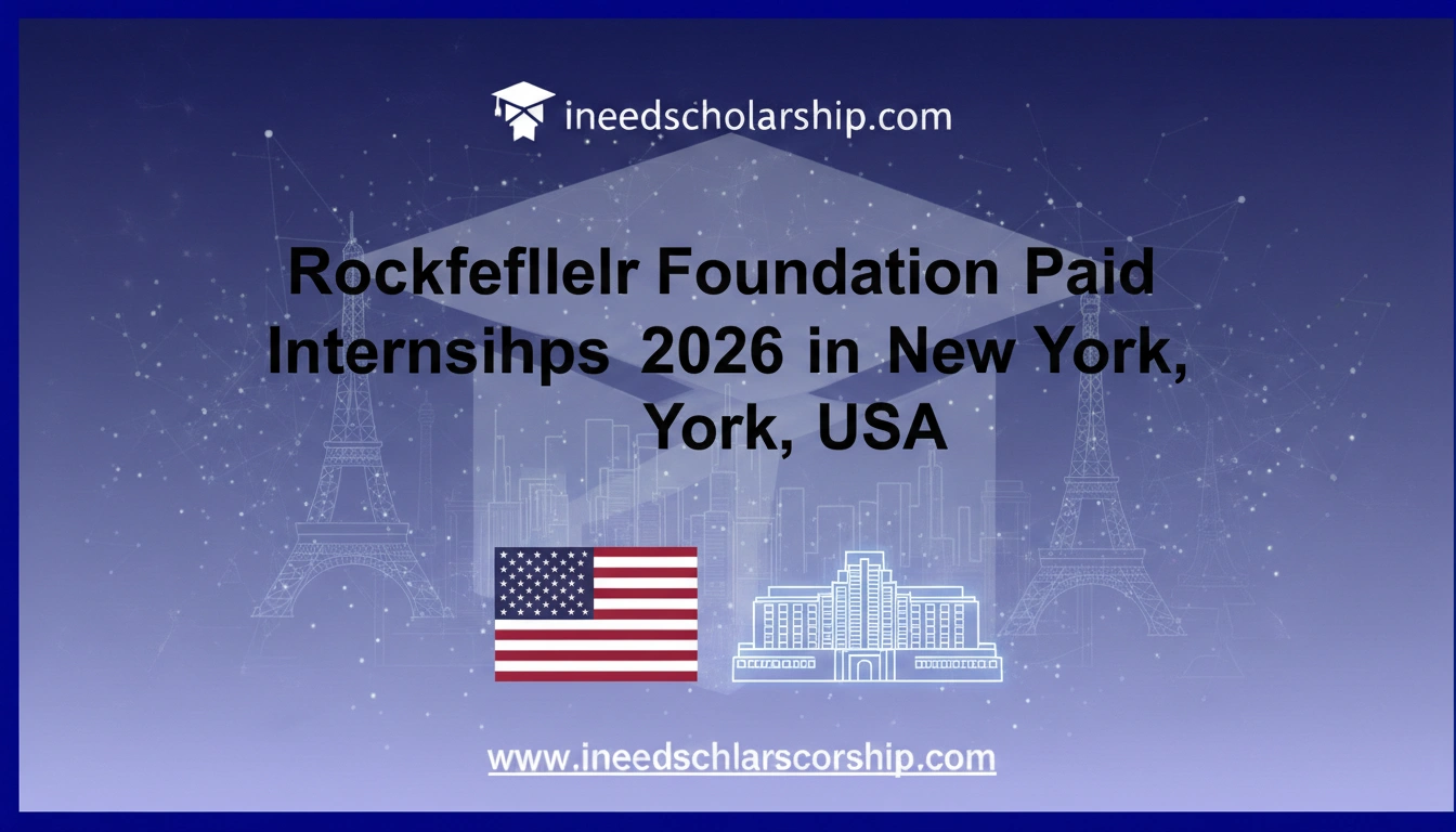 Rockefeller Foundation Paid Internships 2026 in New York, USA