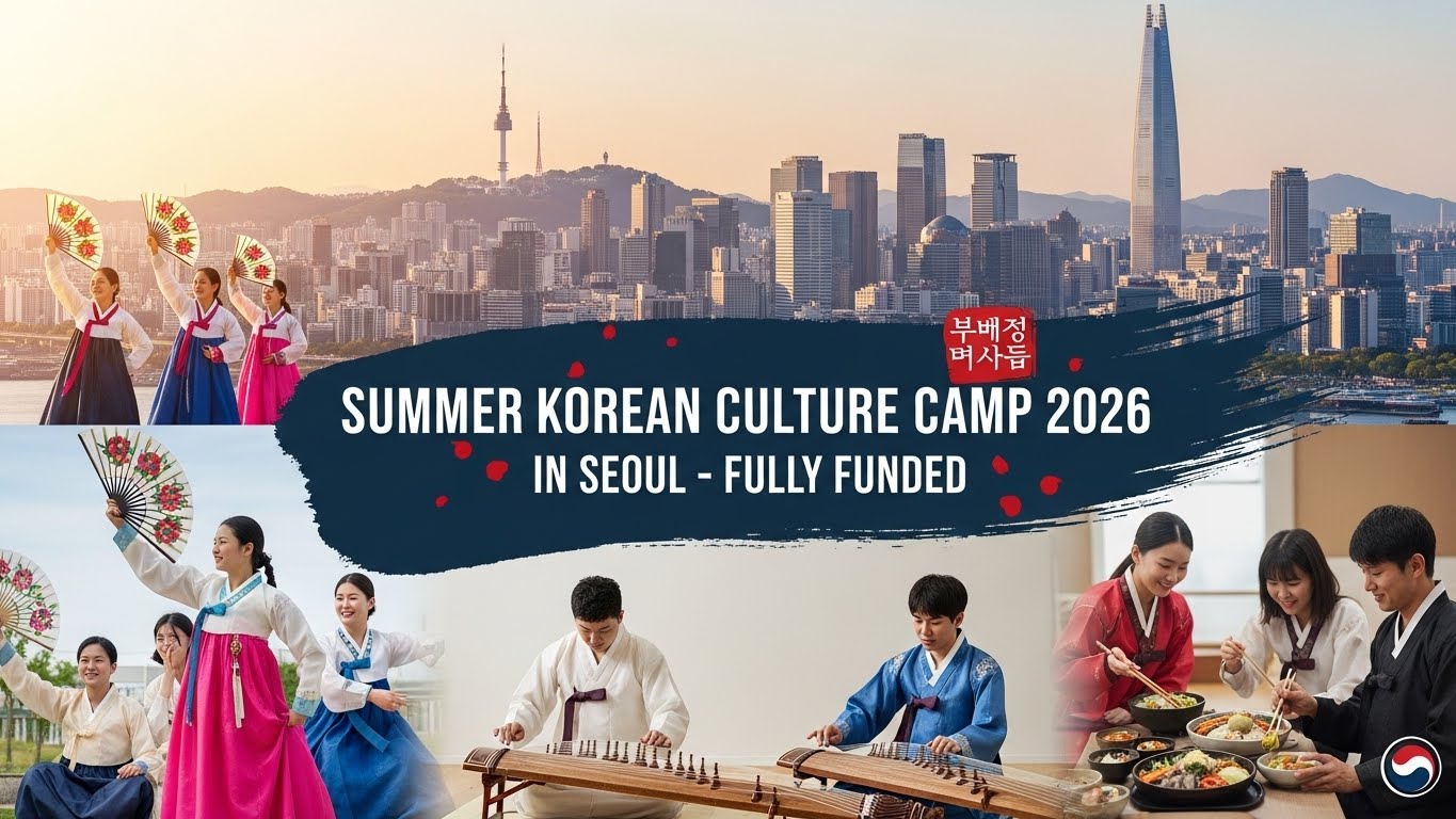Summer Korean Culture Camp 2026 in Seoul – Fully Funded